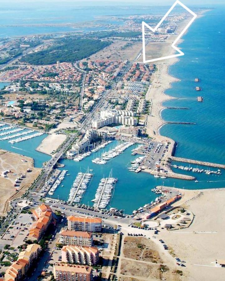 La Plage Du Lido - Front De Mer - Travaux Recents Le Barcarès Eksteriør billede