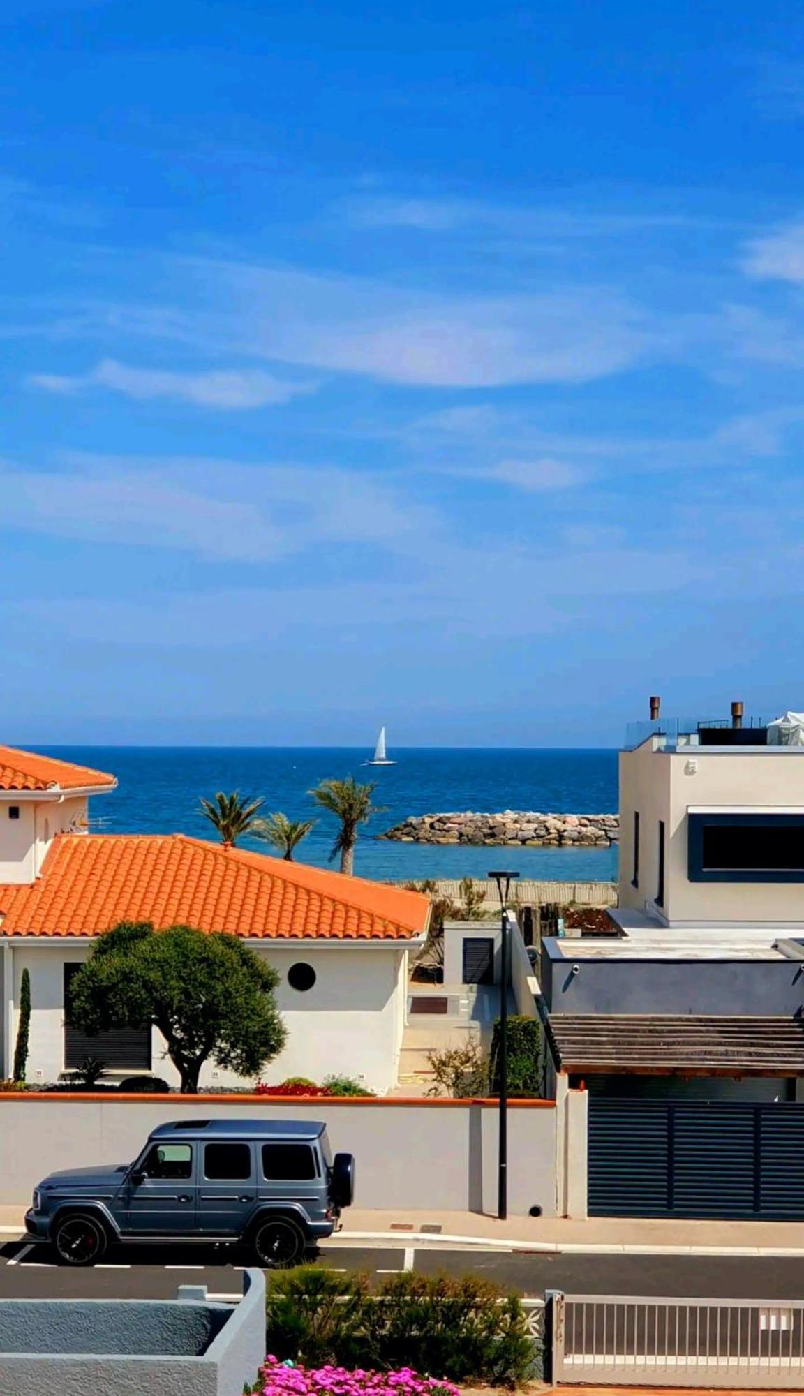 La Plage Du Lido - Front De Mer - Travaux Recents Le Barcarès Eksteriør billede